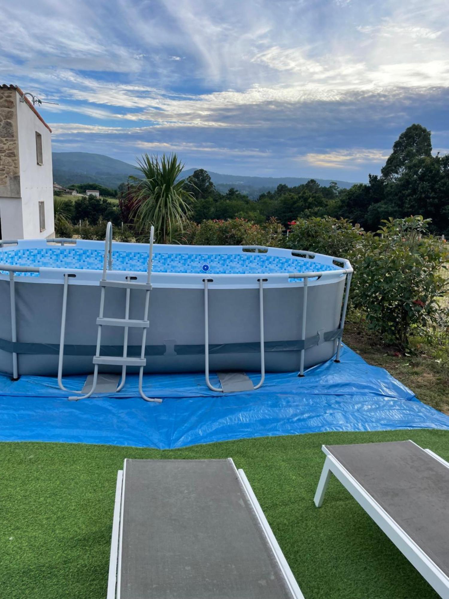 Casa Vanguardista En El Campo Cerca De Santiago ポンテベドラ エクステリア 写真